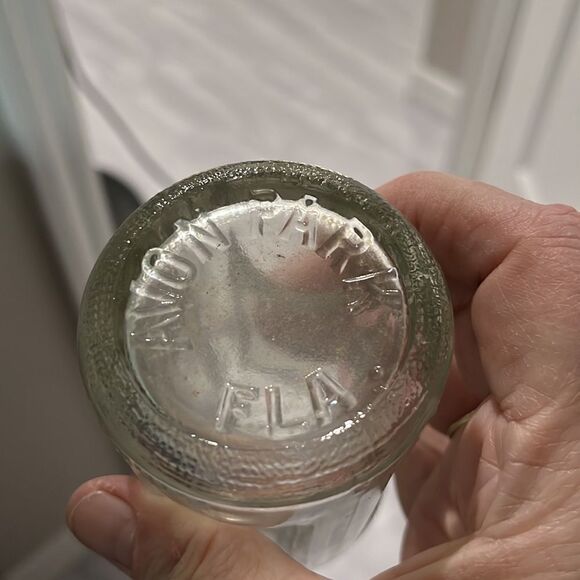 Vintage 1930’s Soda Water Bottles Property of Coca Cola Avon Park Fl Set (2) - Picture 6 of 11
